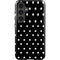 Black and White Polka Dots Galaxy S24 Plus Impact Case